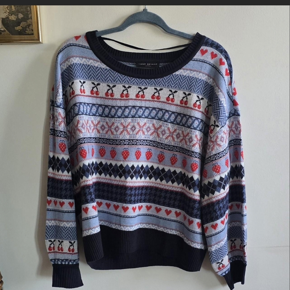 Patterned Women's Sweater - Multicolor